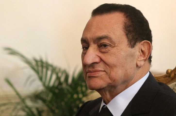 Hosni Moubarak, alors président de l'Egypte, le 29 septembre 2010 au Caire