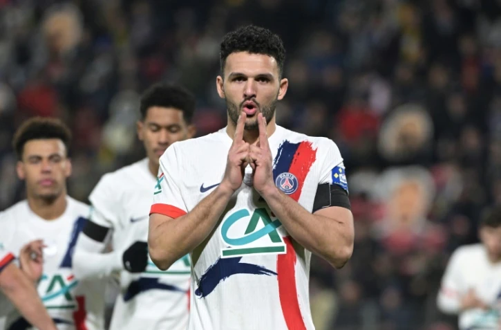 Coupe de France: sans pitié à Saint-Brieuc, le PSG file en demi-finale