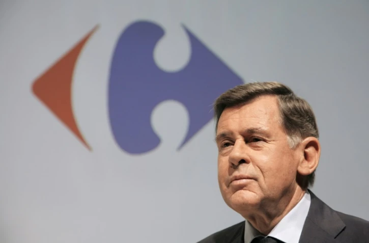 L'ex PDG de Carrefour Georges Plassat à Paris en juillet 2014
