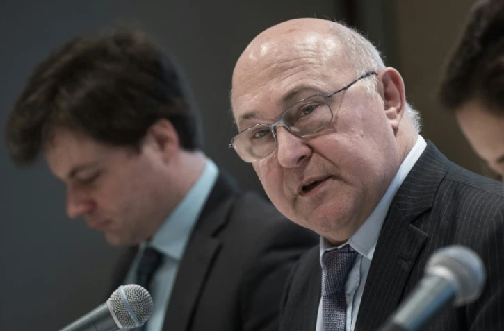 Le ministre des Finances Michel Sapin à Honk Kong le 26 février 2016