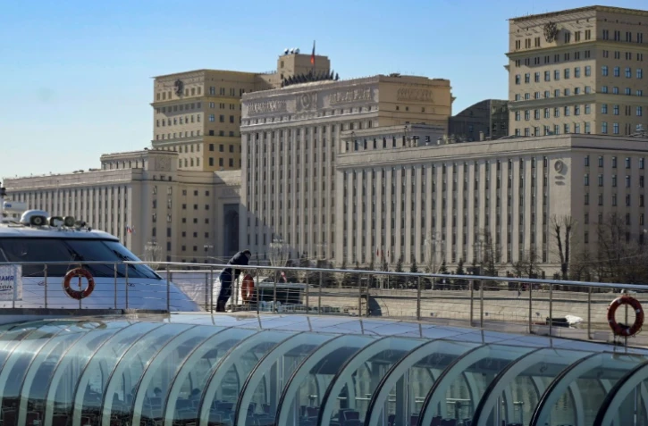 Le ministère russe de la Défense à Moscou, le 1er mars 2022