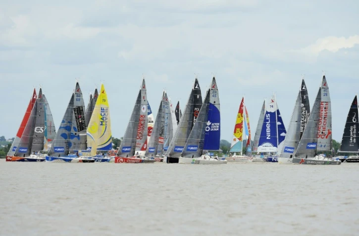 Départ de la Solitaire du Figaro, à Pauillac, au sud-ouest de la France, le 3 juin 2017