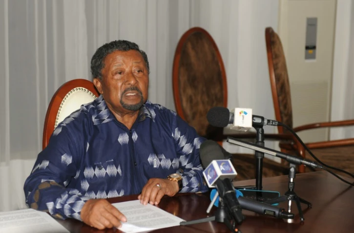 Le leader de l'opposition Jean Ping, lors d'une conférence de presse à Libreville, le 02 septembre 2016