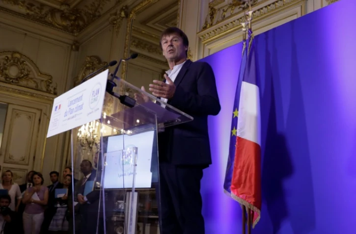 Nicolas Hulot, ministre de la Transition écologique et solidaire, le 6 juillet 2017 à Paris 