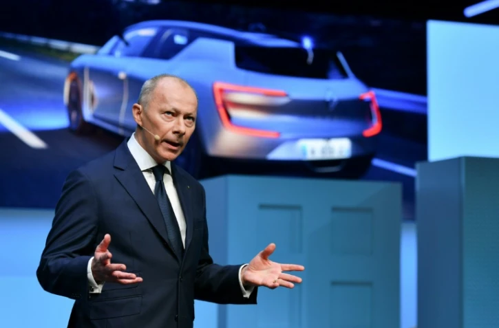 Thierry Bolloré, le DG par intérim de Renault, le 6 mars 2018 à Genève