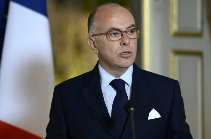 Le ministre de l'Intérieur, Bernard Cazeneuve,  à l'Elysée à Paris le 26 octobre 2016