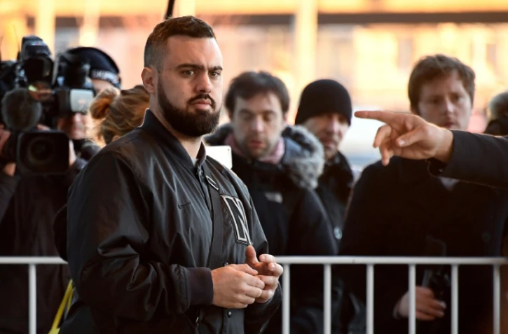 Eric Drouet à son arrivée au tribunal de Paris le 15 février 2019