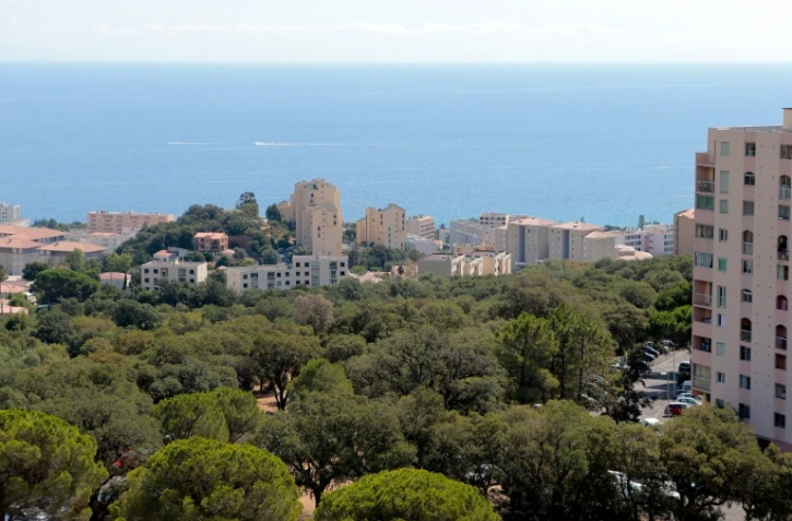 Le quartier de Lupino, Ă Bastia, oĂą a eu lieu une manifestation au lendemain des incidents de Sisco
