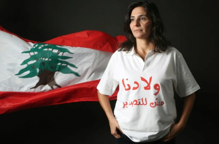 La Libanaise Hana Sabra, Ă Beyrouth, le 30 octobre 2019