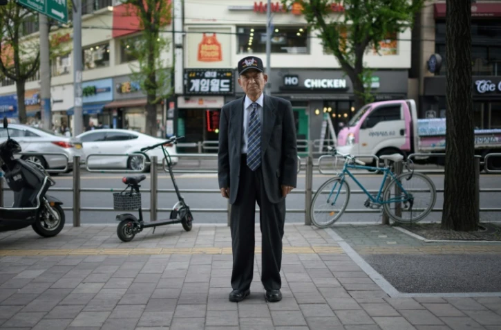 Lew Je-bong, professeur d'anglais retraité, le 26 avril 2018 à Séoul, en Corée du Sud