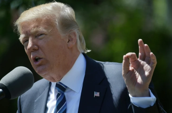 Le président américain Donald Trump, le 2 mai 2017 à la Maison Blanche, à Washington