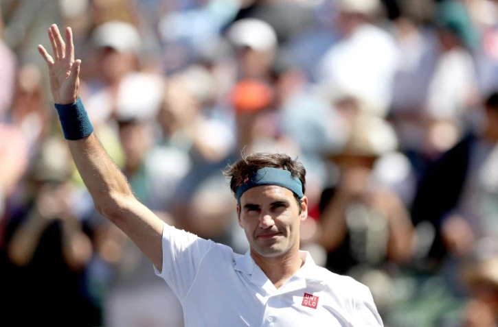 Le Suisse Roger Federer se qualifie pour les demi-finales du Masters 1000 d'Indian Wells le 15 mars 2019