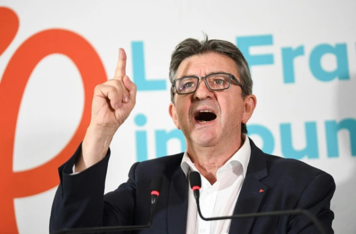 Jean-Luc Mélenchon, leader du parti d'extrême-gauche "La France Insoumise", à Paris le 19 octobre 2018