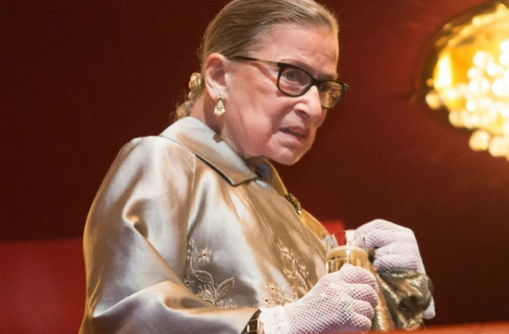 La juge de la Cour suprême américaine Ruth Bader Ginsburg à Washington, le 6 décembre 2015