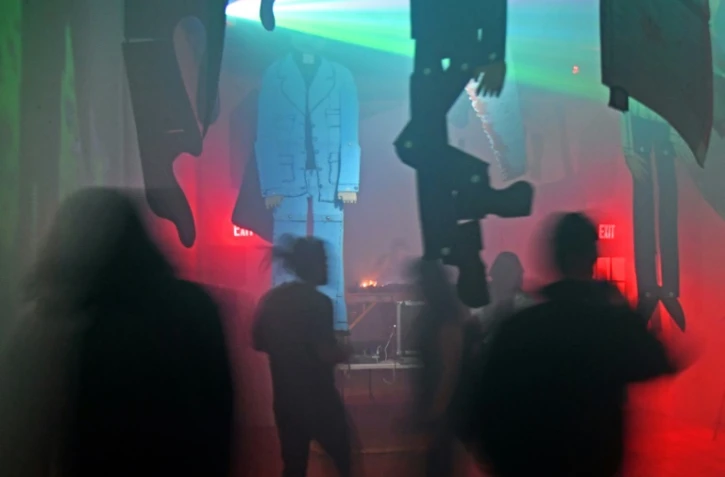 Des New-yorkais dansent à Brooklyn, le 20 octobre 2017