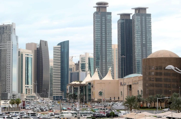 Des gratte-ciels de Doha, le 24 novembre 2015
