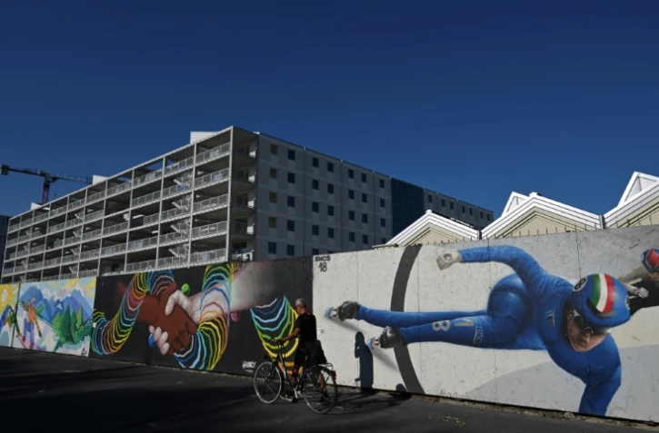 Le chantier du Village olympique de Milan le 31 juillet 2025