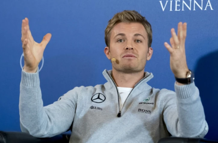 L'Allemand Nico Rosberg annonce qu'il met fin à sa carrière en F1 en conférence de presse, le 2 décembre 2016 à Vienne