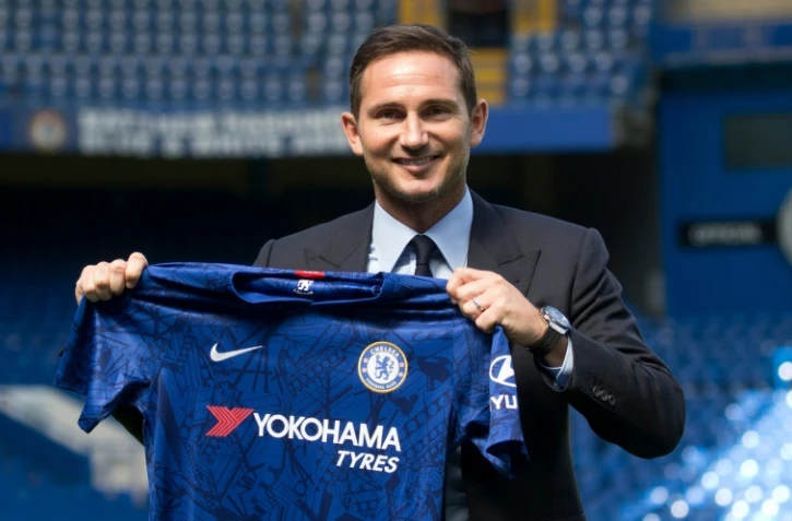 Le nouvel entraîneur de Chelsea, Frank Lampard, à Stamford Bridge à Londres, le 4 juillet 2019