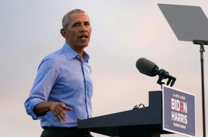 Barack Obama s'exprime depuis Philadelphie le 21 octobre 2020