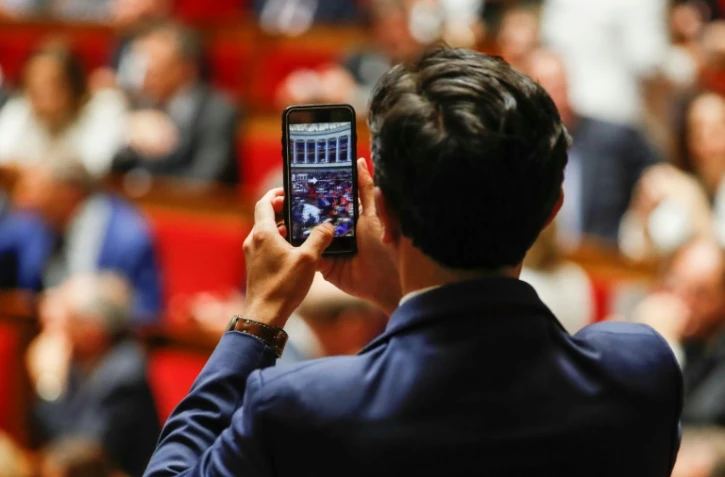 Un député à l'Assemblée nationale, le 27 juin 2017 à Paris
