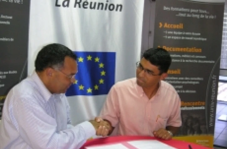 Signature d'un accord de coopération entre la Chambre de métiers et de l'artisanat et l'Université (Photo : DR)