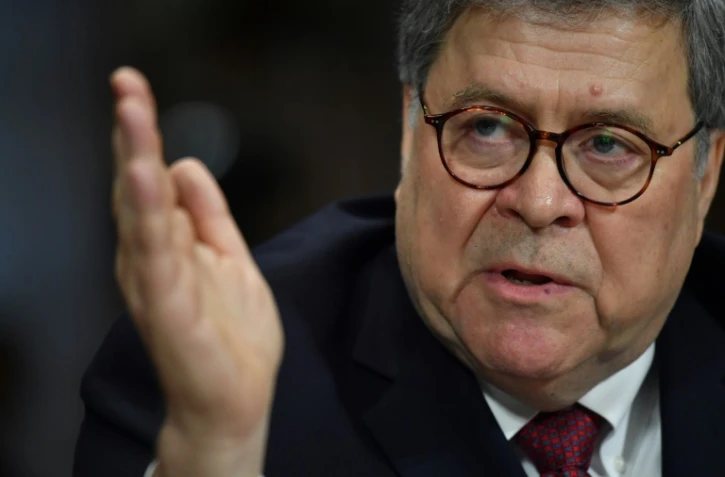 Le ministre de la Justice américain William Barr le 1er mai 2019 à Washington DC