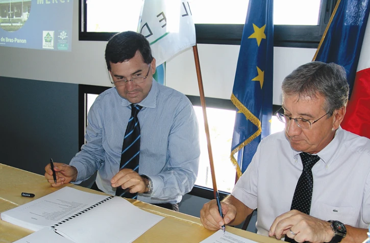 Signature de la Convention Territoriale Globale (Photo DR)