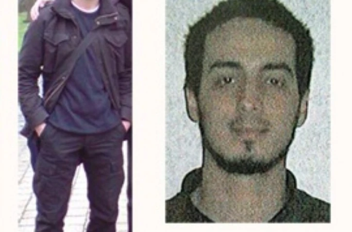 Montage photo de Najim Laachraoui diffusé par la police fédérale belge le 21 mars 2016 à la demande du parquet belge