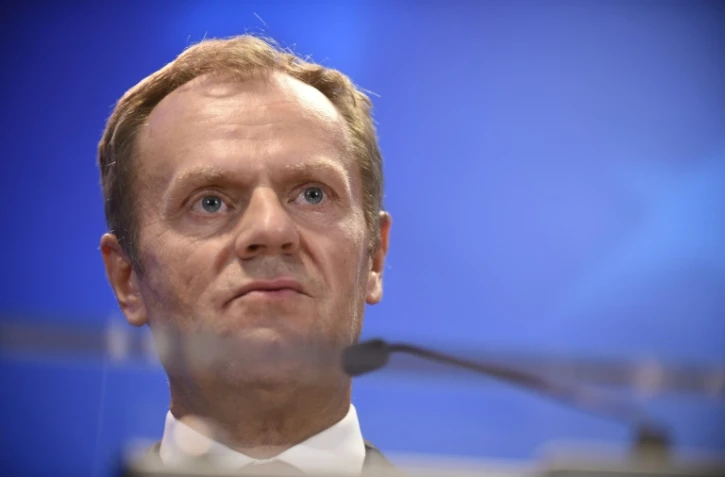 Le président du Conseil européen Donald Tusk le 23 septembre à Bruxelles