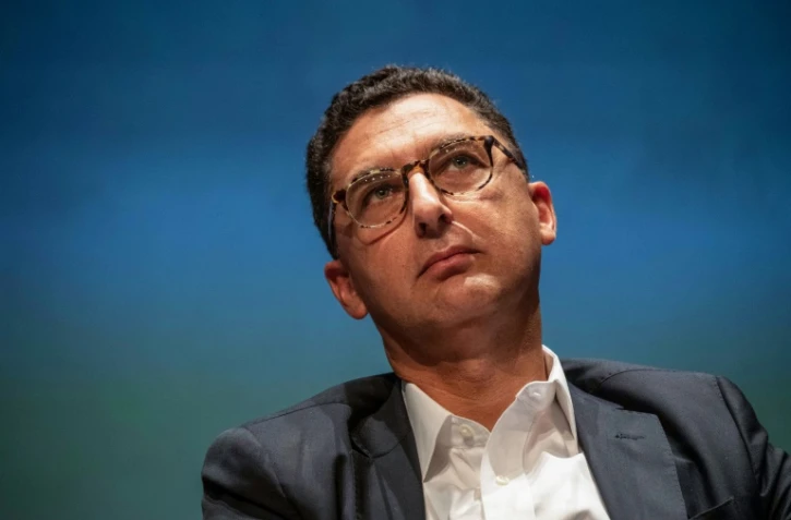 Le patron de Canal+ Maxime Saada lors du Festival de la fiction à La Rochelle, le 13 septembre 2019