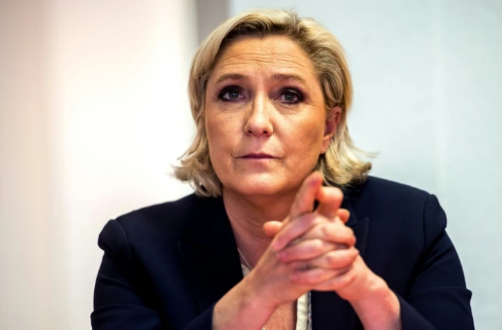 La présidente du Front national Marine Le Pen, le 14 juin 2017 à Lens