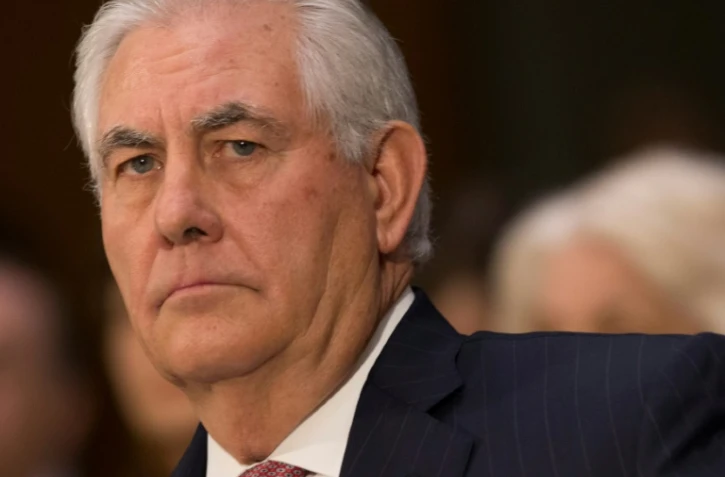 Le secrétaire d'Etat américain désigné Rex Tillerson, le 11 janvier 2017 à Washington