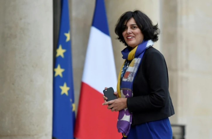 La ministre du Travail Myriam El Khomri à l'Elysée, le 10 janvier 2017 à Paris