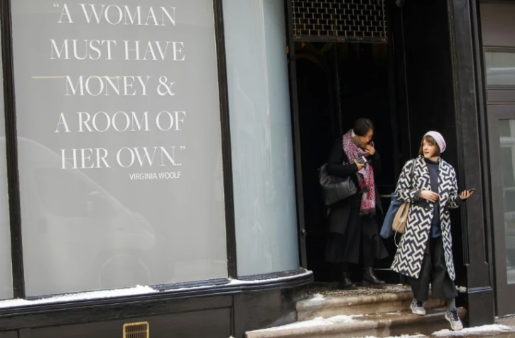 L'entrée d'un club privé pour femmes, le 28 février 2018 à Londres