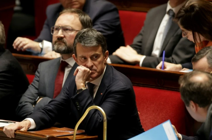 Le ministre des Outre-mer Manuel Valls lors d'une séance de questions au gouvernement à l'Assemblée, le 15 janvier 2025