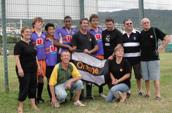 Jeunes rugbymen du Racing club Saint-Gilles (Photo : DR)