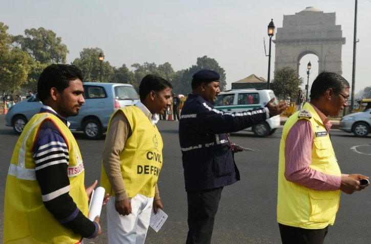 Mise en place de la circulation alternée le 1er janvier 2016 à New Delhi