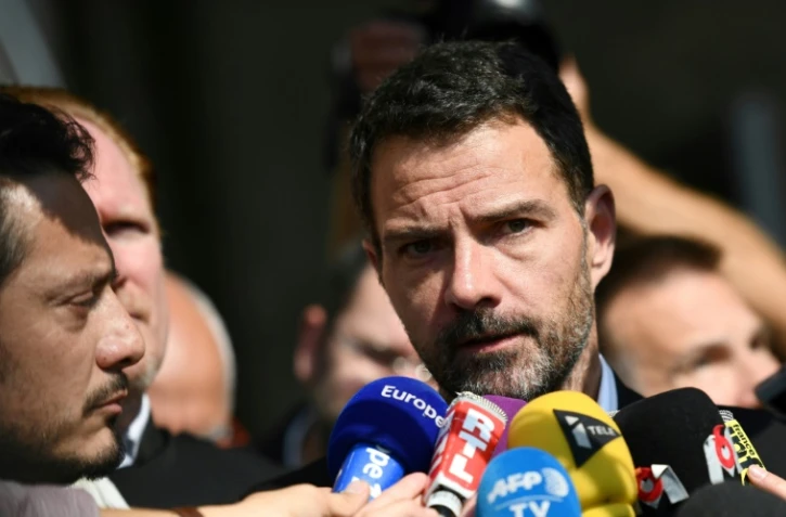 Jérôme Kerviel à la sortie de la cour d'appel de Versailles, le 23 septembre 2016