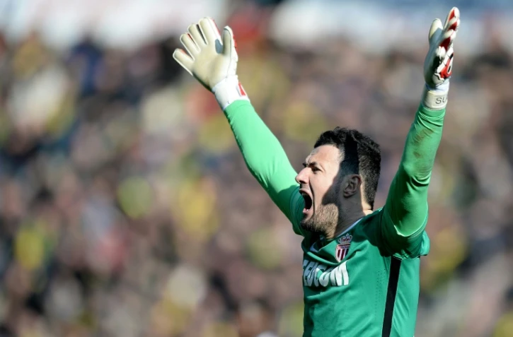 Le gardien de Monaco Danijel Subasic, le 28 février 2016 à La Beaujoire