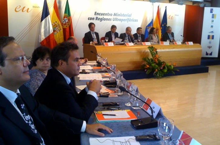 Vendredi 7 mai 2010: Conférence des régions ultra-périphériques aux Canaries (photo DR)