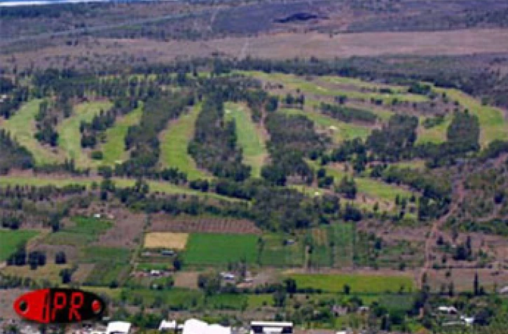 Vue aérienne de la zone du golfe de l'Etang-Salé