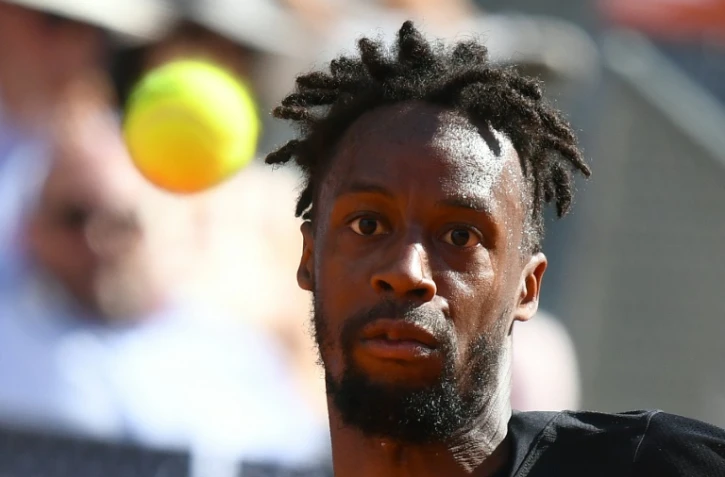 Le Français Gaël Monfils lors du tournoi de Madrid le 9 mai 2019