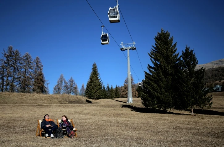 Dans la station de ski de San Sicario, dans les Alpes italiennes, le 30 décembre 2015