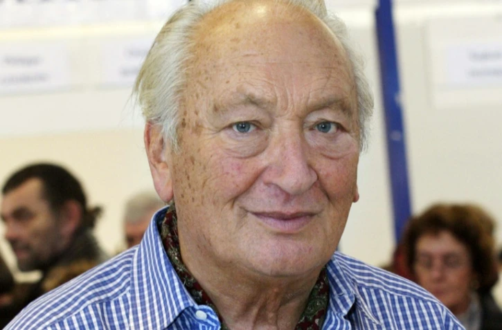 L'écrivain Joseph Joffo à la Foire du Livre de Brive, le 04 novembre 2005