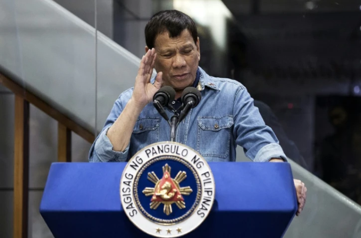 Le président philippin Rodrigo Duterte à Manille, le 13 février 2018