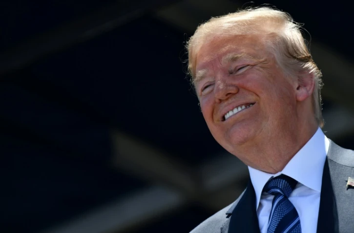 Le président américain Donald Trump, le 25 mai 2018 à Annapolis, dans le Maryland