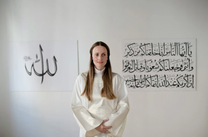 Une photo de 2016 montrant Sherin Khankan, imam danoise, figure d'un "féminisme islamique"