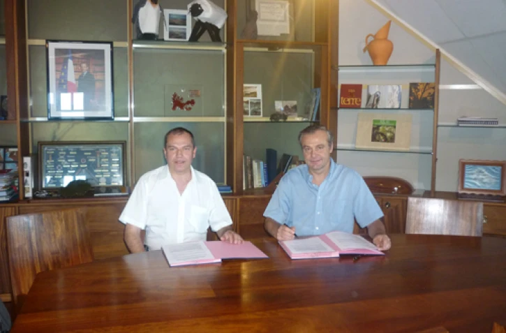 Convention Taaf - Veolia (Photo : DR)