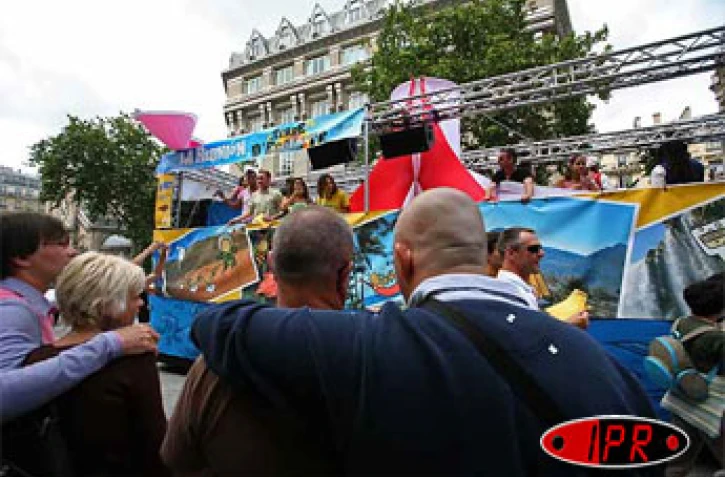 Samedi 30 juin 2007 - La Réunion participe pour la première fois à la Gay pride de Paris (Photo archives)